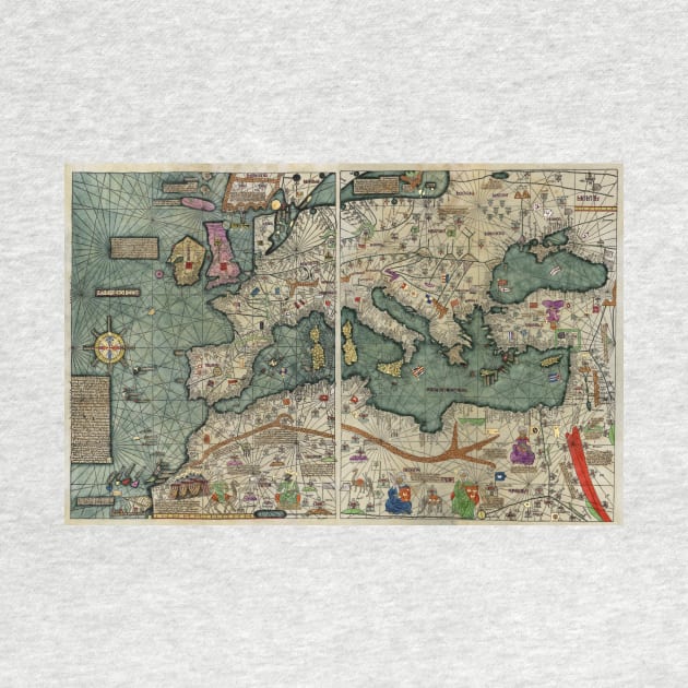 Catalan Atlas, 14th century (C010/9769) by SciencePhoto